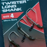 Nash Pinpoint Twister Long Shank Hooks